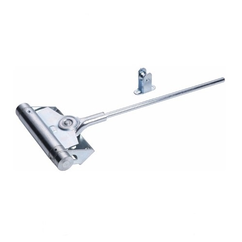 Svalk dørfjeder 150 x 300 mm. forniklet, maks. dørvægt 80 kg.