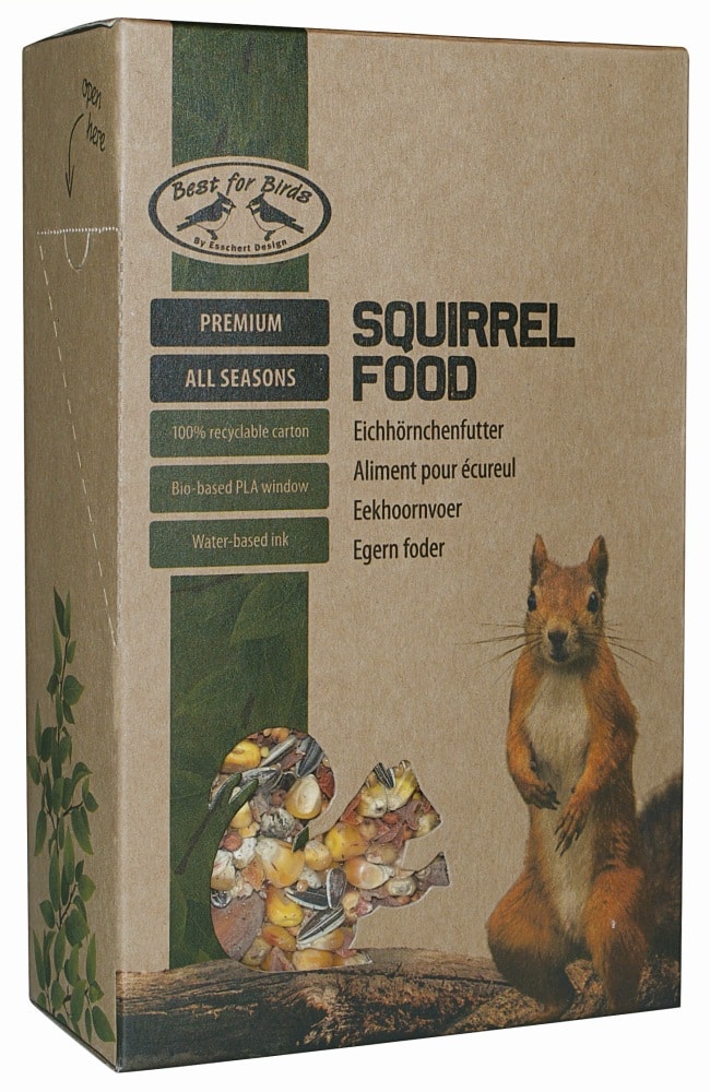 Foderblanding til egern 750 gram