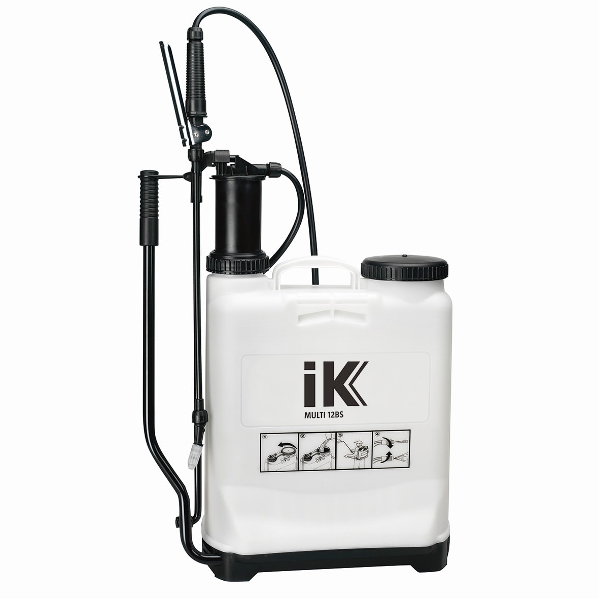 IK Multi 12 BS rygsprøjte 12 liter - Havesprøjter, Vandingsartikler