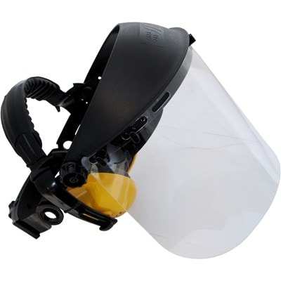 Plasticvisir m/høreværn