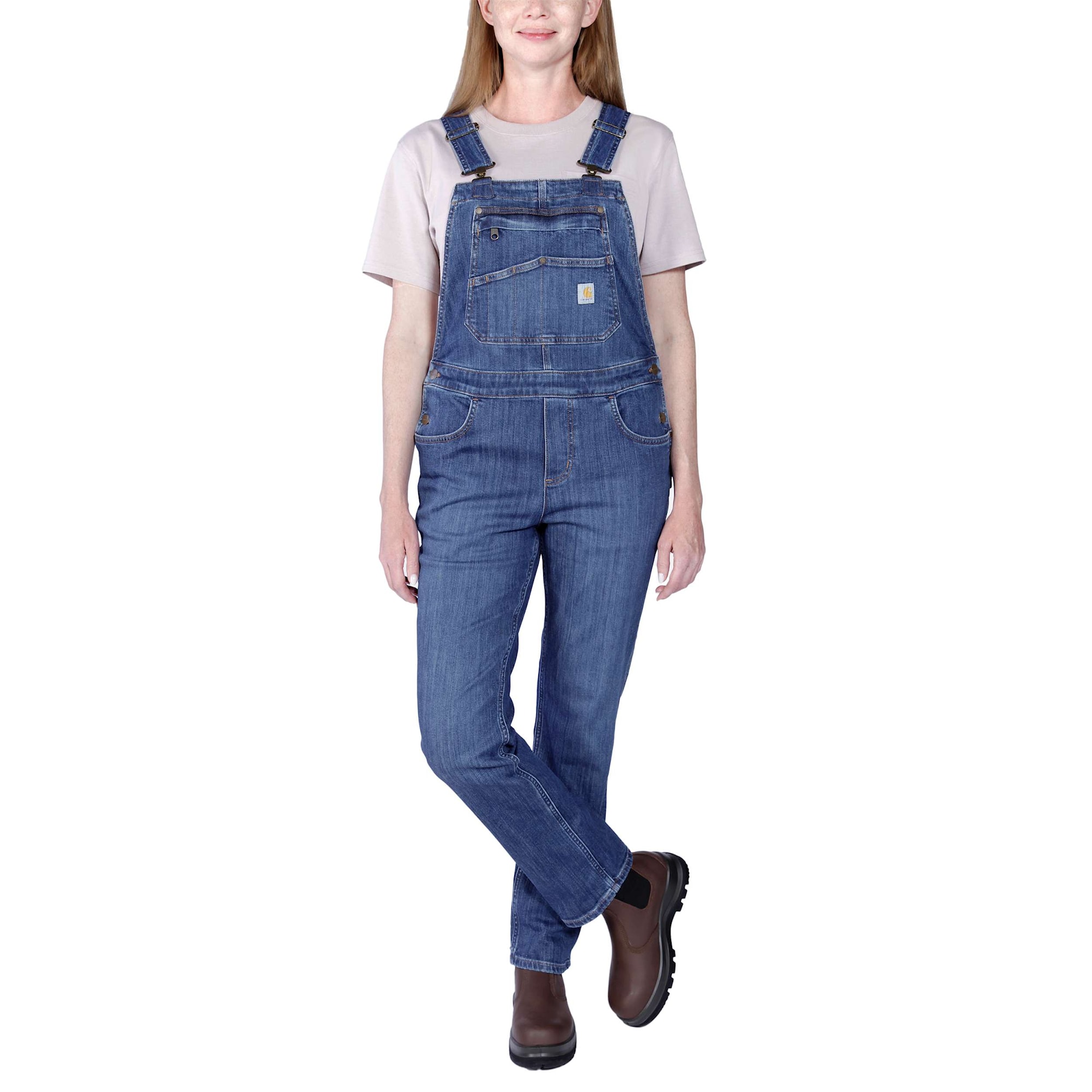 Carhartt Denim Suspender Pants Women's Arches XL