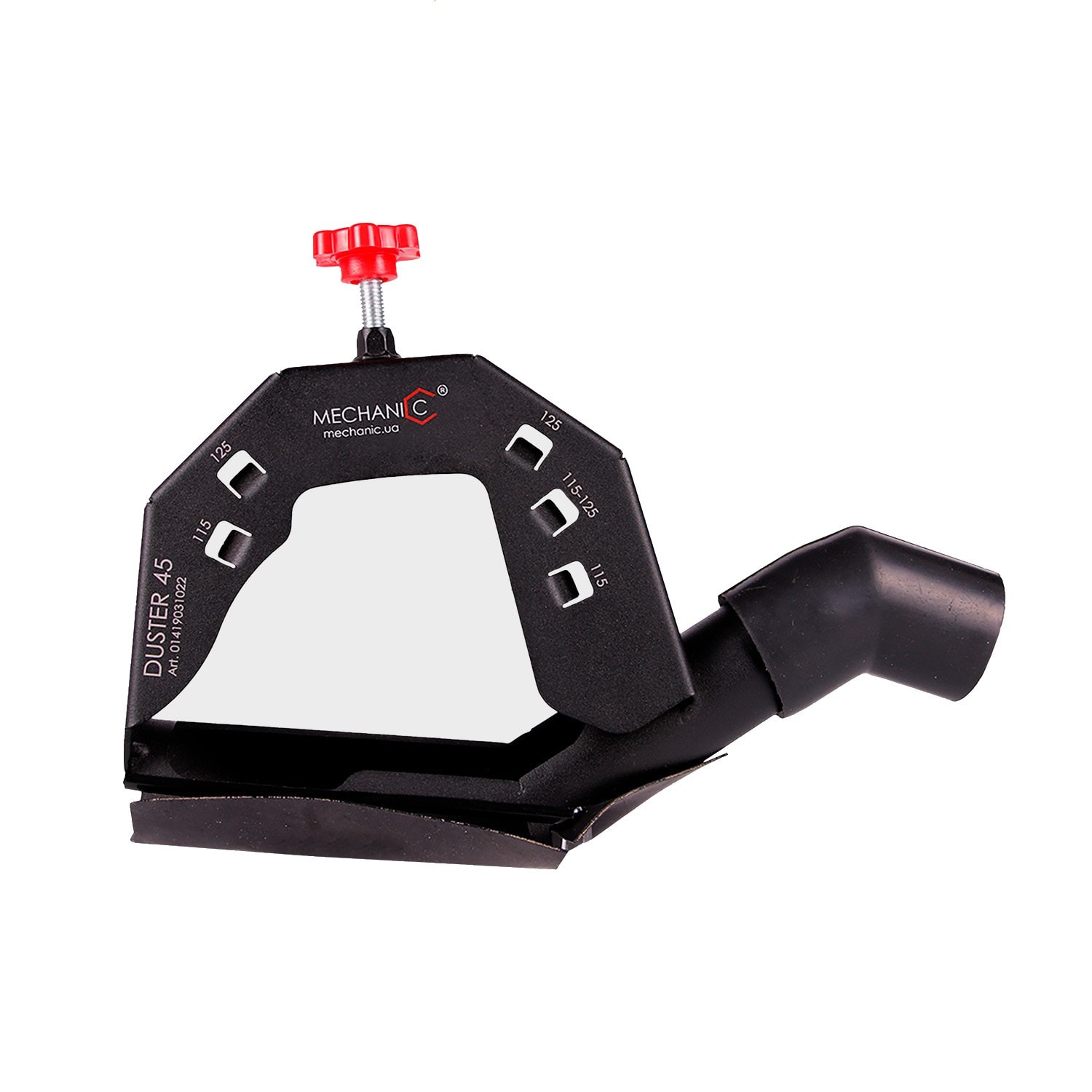 Mechanic DUSTER støvskærm 45 gr. slibning og skæring Ø125 mm