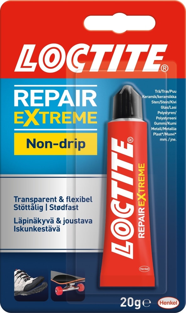 Loctite Repair Extreme lim transparent 50 gram