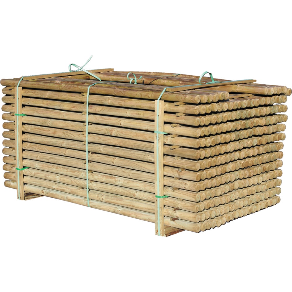 Nordic Fence rafte trykimp. faset i begge ender Ø6 x 220 cm