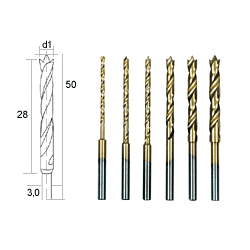 Proxxon hss spiralborsæt med 6 deleProxxon nr. 28876