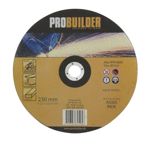 Probuilder skæreskive til jern 230 mm