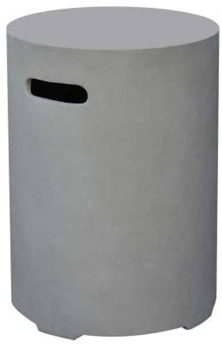 Elementi cover/afdækning rund i grå beton til 11 kg gasflaske