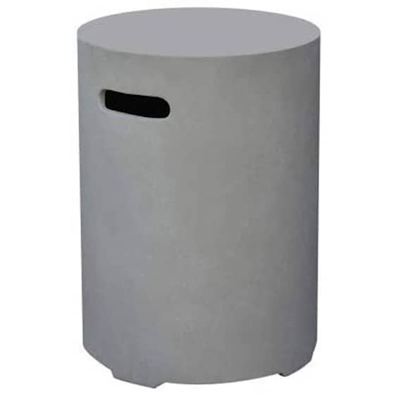 Elementi cover/afdækning rund i grå beton til 11 kg gasflaske
