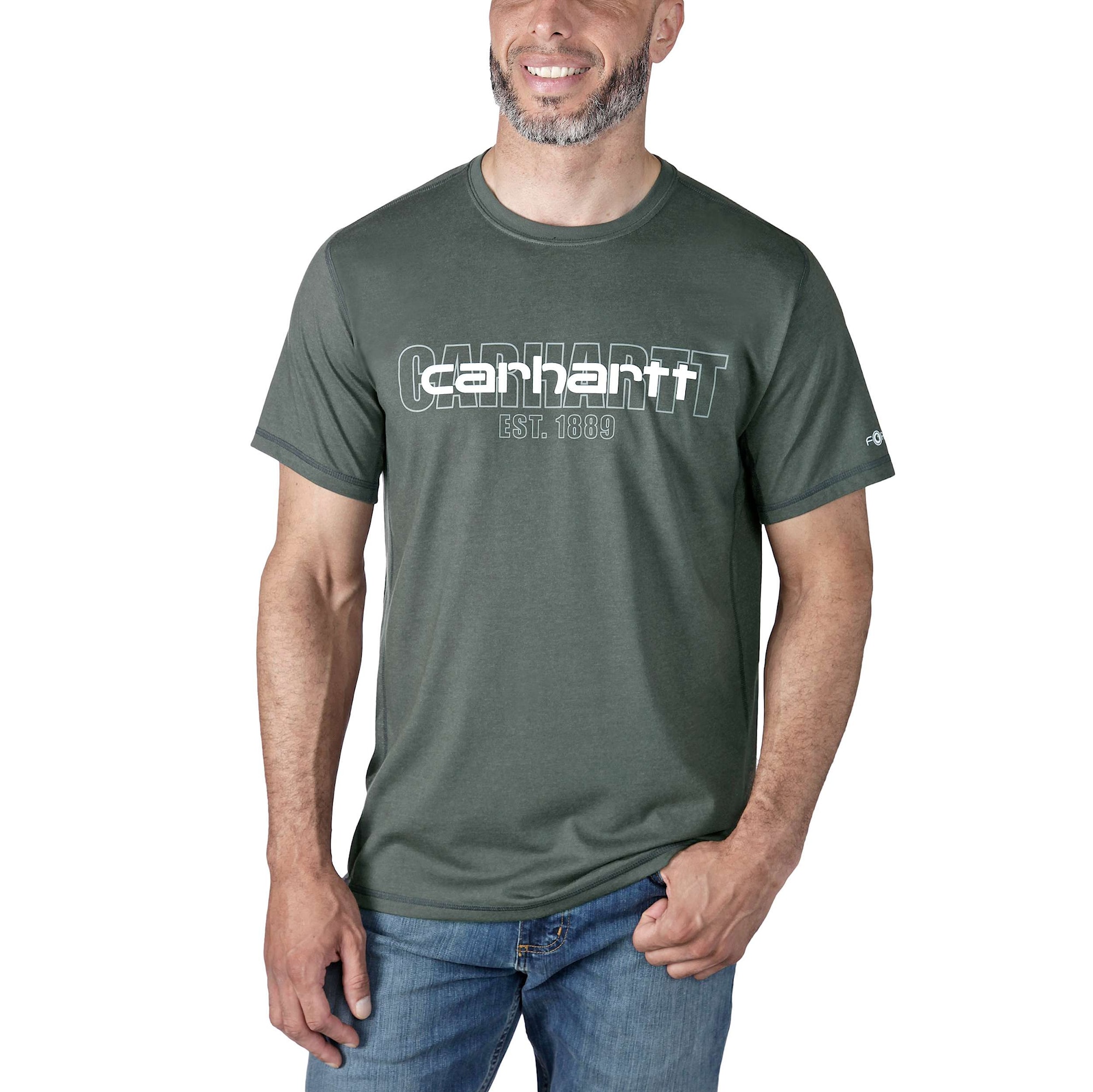Carhartt Force Graphic T-Shirt Men's Carbon Heather XXL