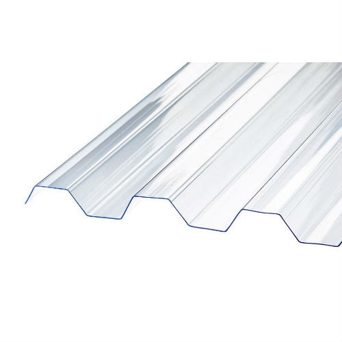 Rias Sunlux 2000PC trapez tagplade i opal 310 x 111,5 cm