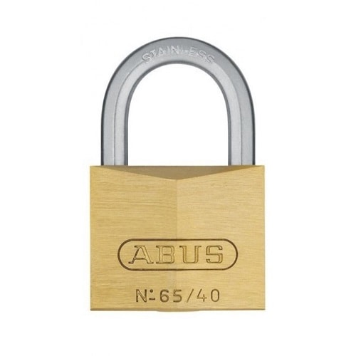Abus hængelås rustfri 40 mm.