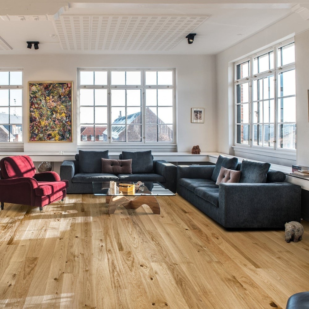 Kährs Pure børstet Eg parketgulv 1-stavs matlak pakke à 1,81 m2