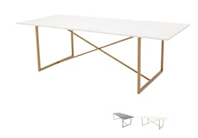 Venture Design Palace spisebord i egelook og hvid 240 x 100 cm