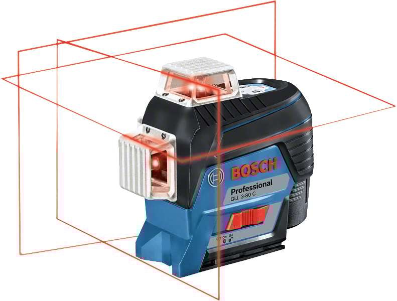 Bosch Linjelaser GLL 3-80 C Professional Solo i L-BOXX