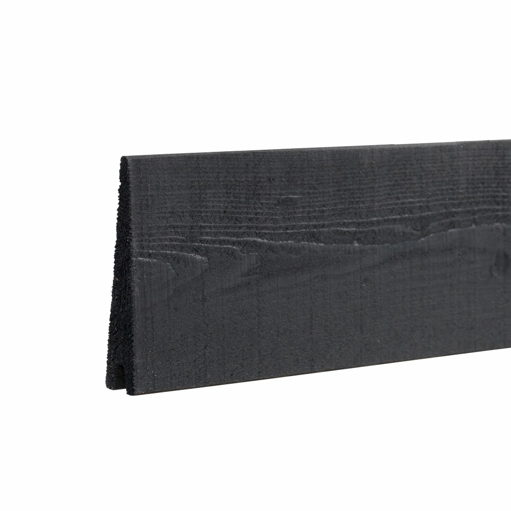 Plus Klink profilbræt grundmalet sort PEFC 27/7,2 x 140 mm Længde 177 cm