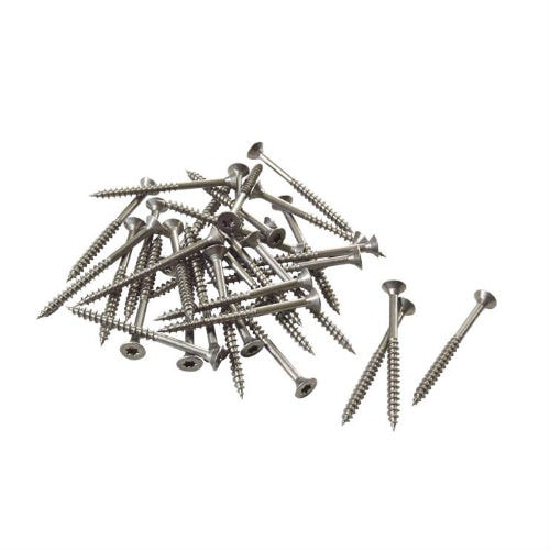 Plus Klink / Plank skruer Ø5 x 50 mm galvaniseret 34 stk.