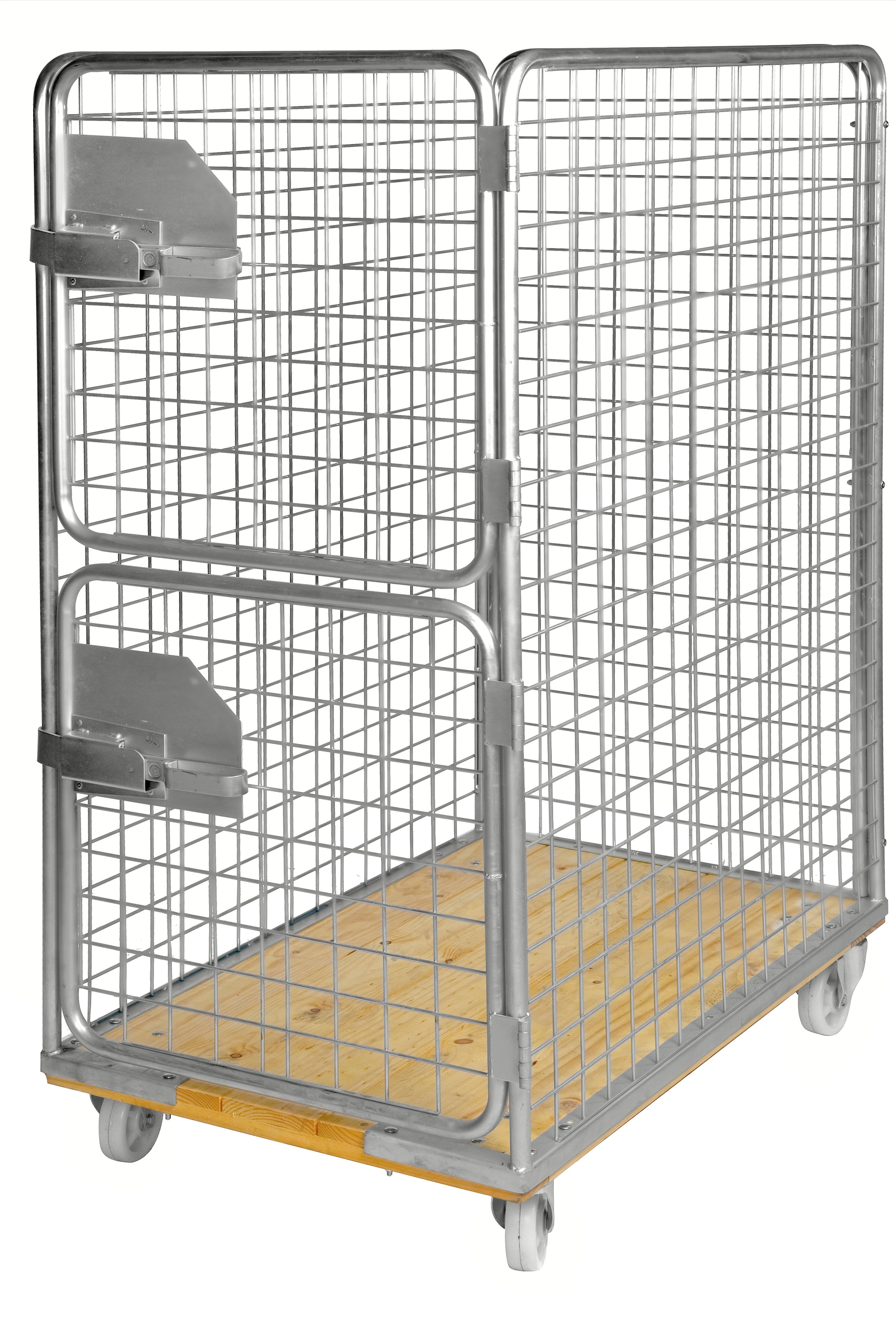 Kongamek elektrogalvaniseret/birk rullebur, træbund KM80