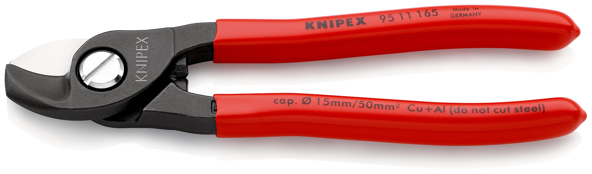 Knipex kabelsaks, bruneret 165 mm
