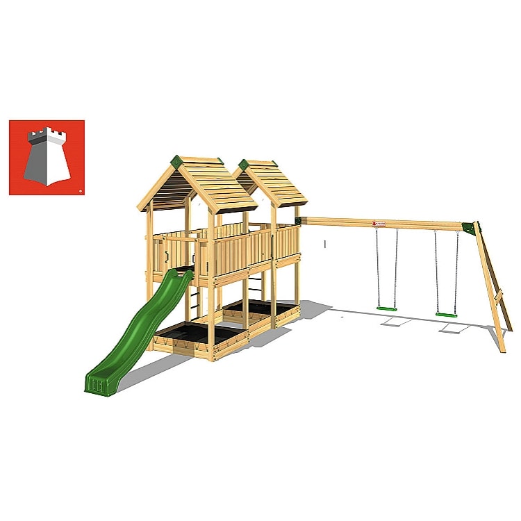 Hy-land projekt 4 legeplads med gyngemodul til offentlig brug 810-104SM