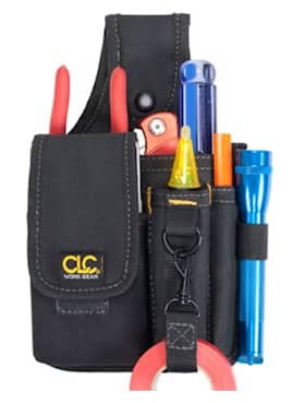 CLC Tool Works værktøjslomme tekniker med 4 lommer og mobillomme