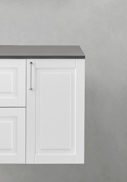 Hafa Grace 300 sidemodul/sideskab i grå med push-open