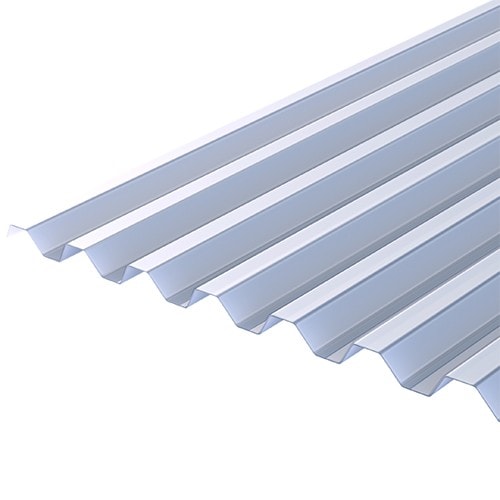 Plastmo trapez ecolite tagplader blåtonet 109x600 cm til terrasse, carport, udhus