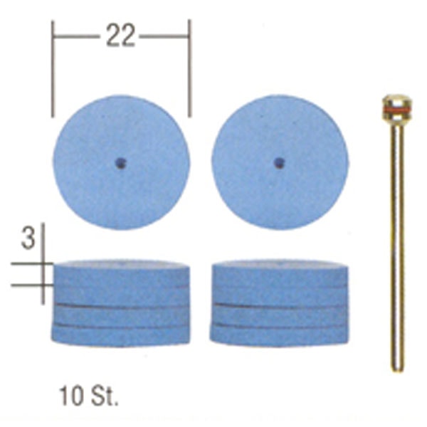 Proxxon silicone polerer. 10 stk.Proxxon nr. 28294