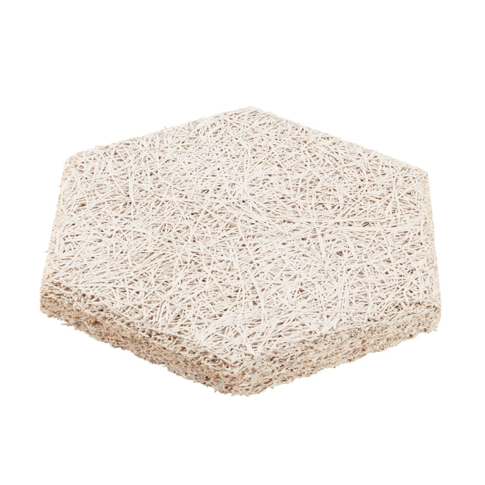 FibroTech Hexagon Box træbeton grå 289 x 250 mm 18 stk.