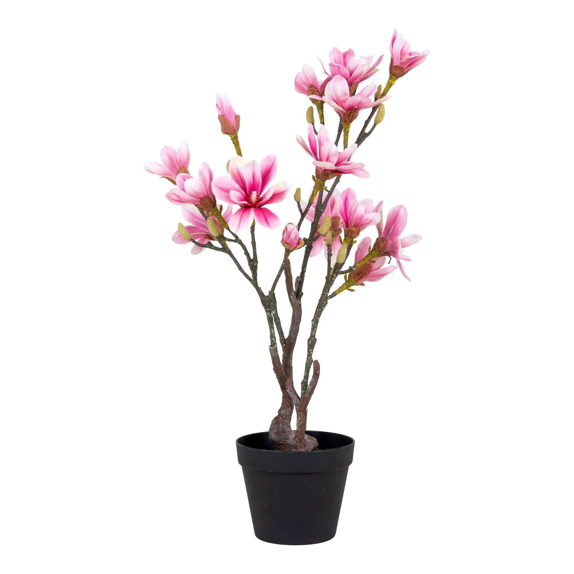 House Nordic Magnoliatræ kunstig plante i rosa H74 cm