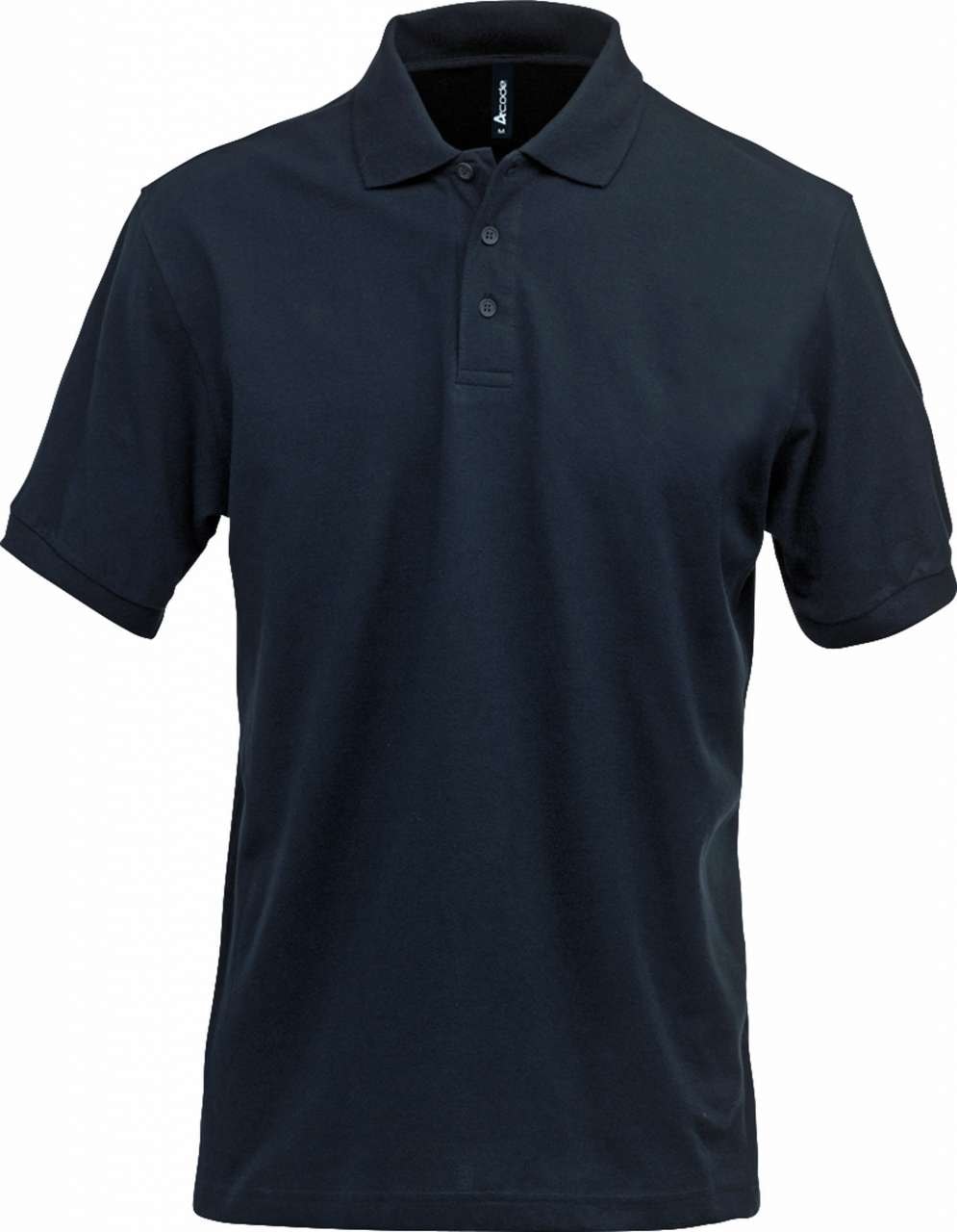 Acode Heavy poloshirt k/æ, herre Mørk Marine M