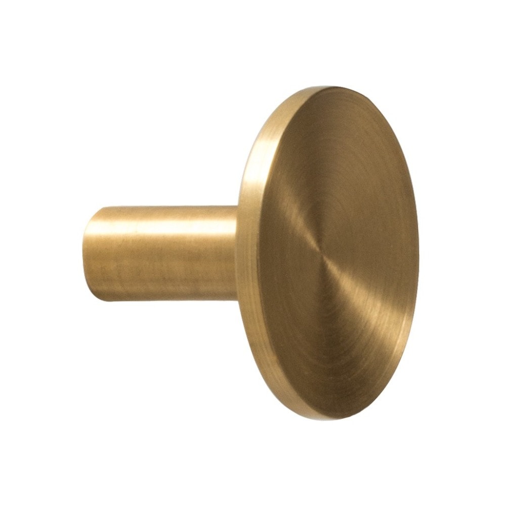 Beslag Design Sture-28 krog børstet messing