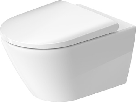 Duravit D-Neo hængeskål Rimless og toiletsæde i sampak 370 x 400 x 540 mm