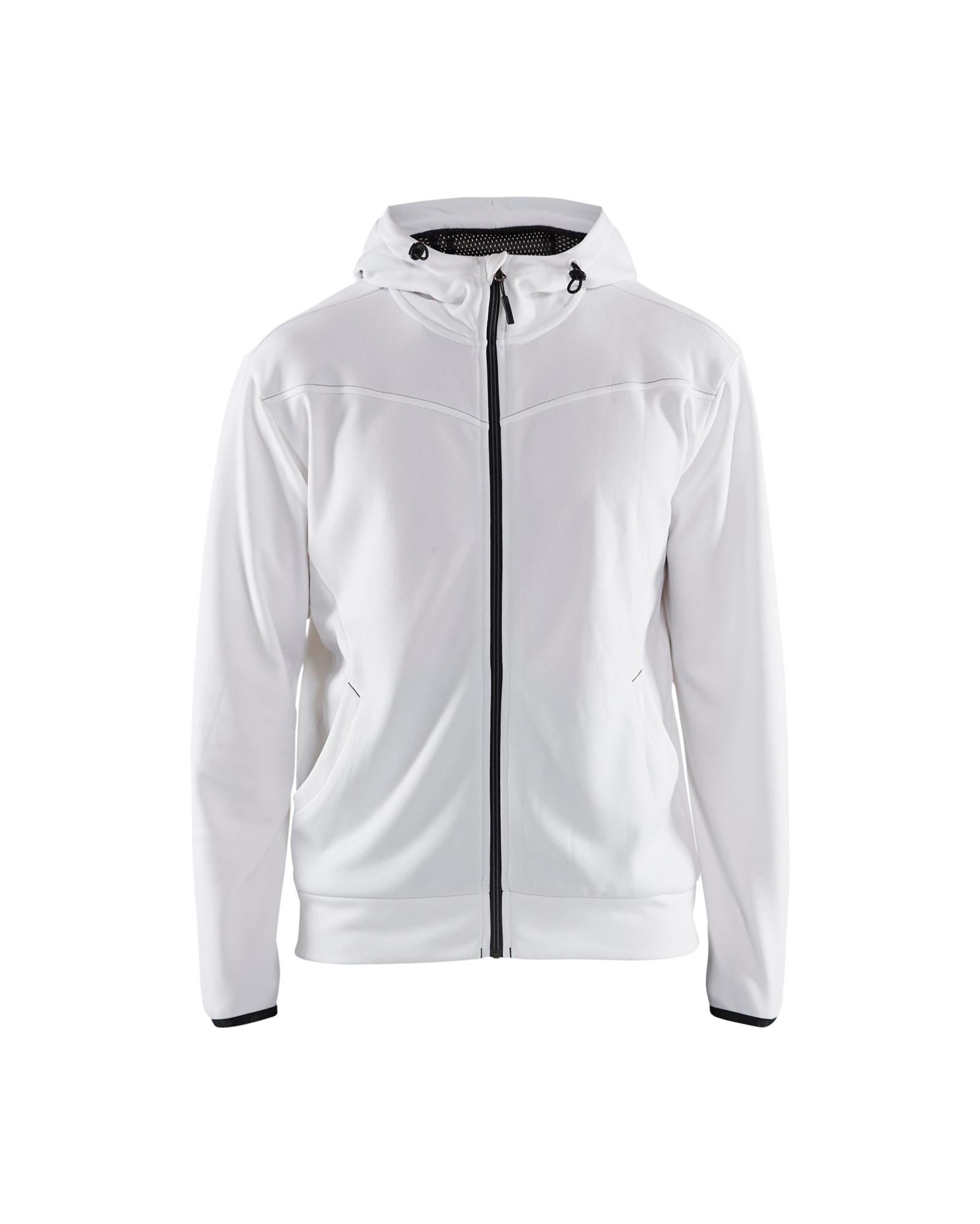 Blåkläder hættetrøje full zip mellemgrå/sort L