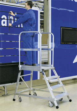 Jumbo arbejdsplatform enkelt max 150 kg 41APE1928 trin. 106 x 192 x 209 cm