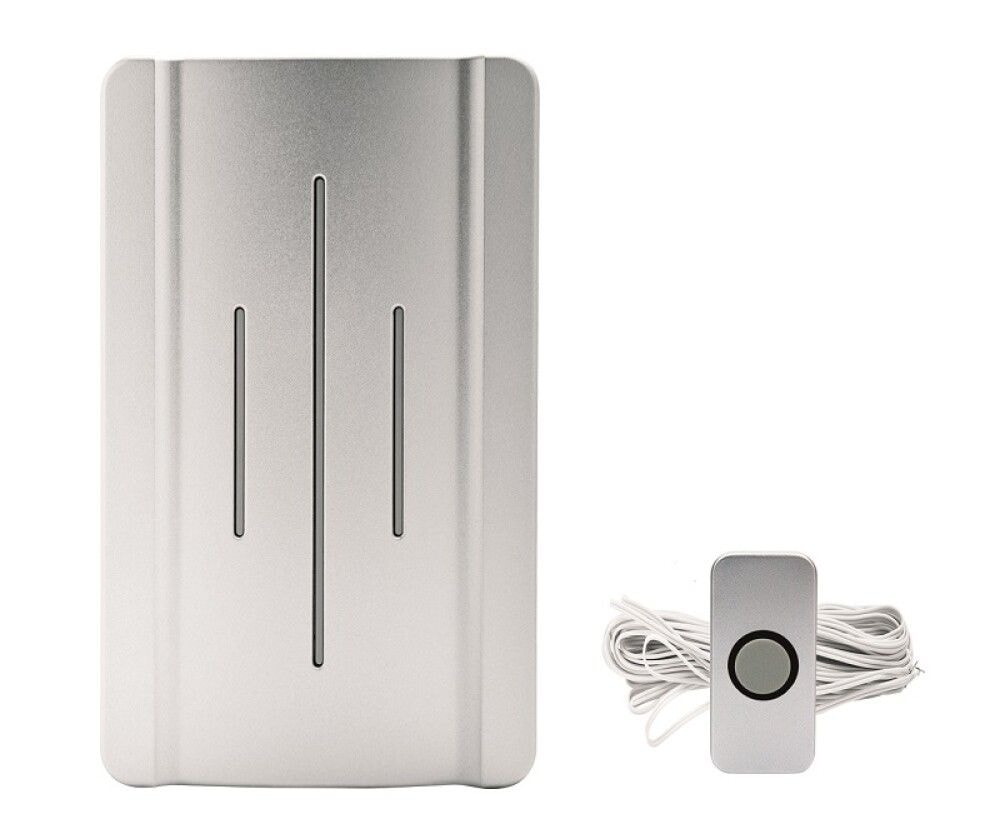 Ensonordic 300 Premium dørklokke stål med ledning