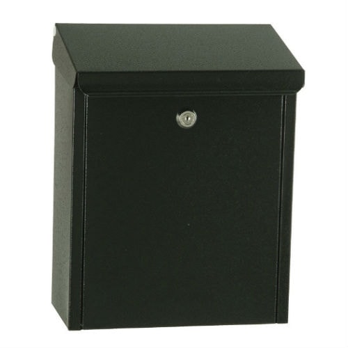 MEFA Bosca 35 postkasse i dybsortmed lille sikkerhedslås