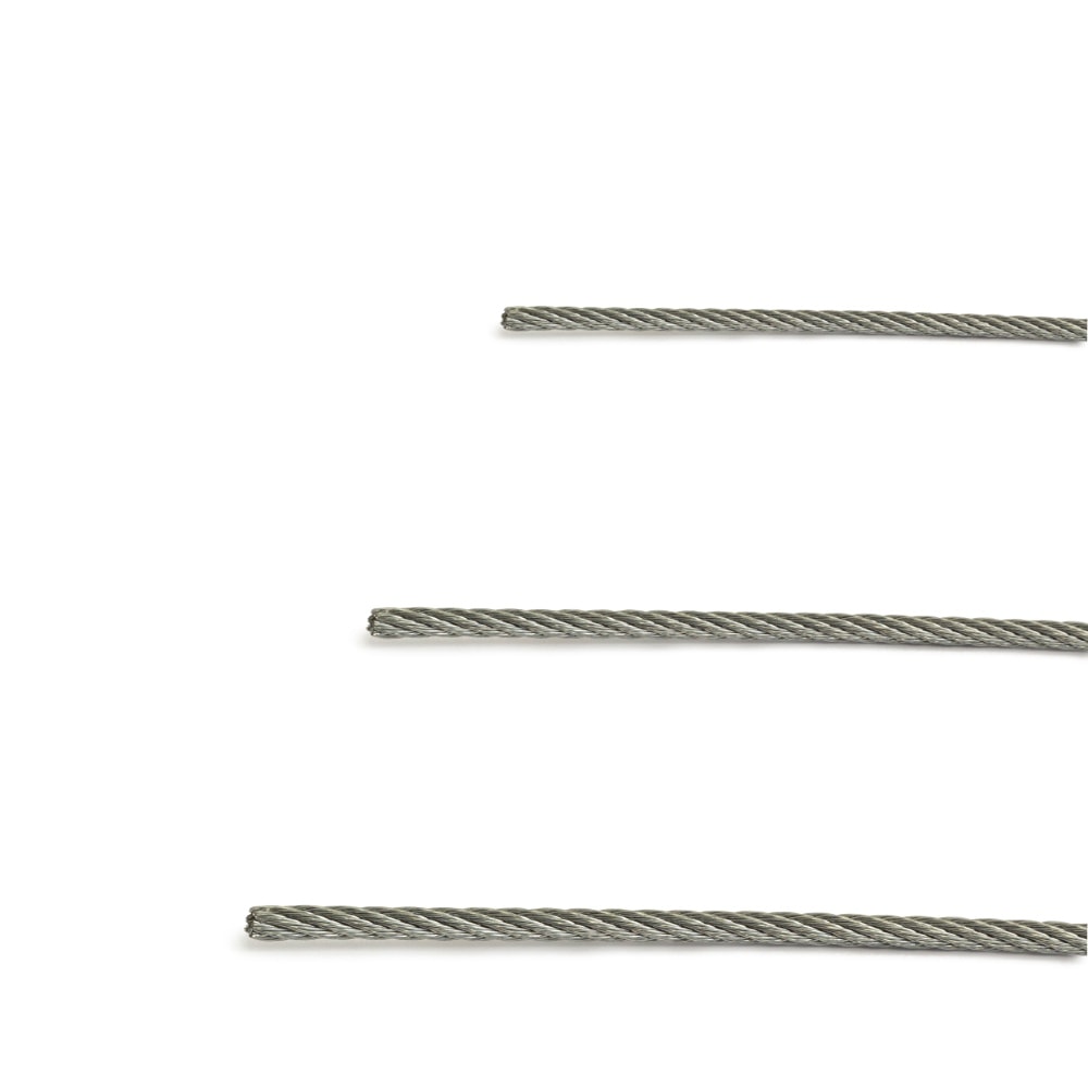 Habo stålwire Galvaniseret 6 mm. Rulle med 50 m.