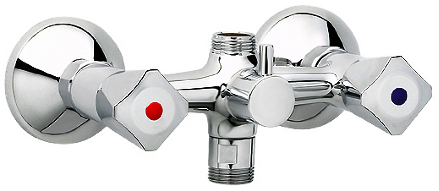 Ideal Standard kar-/brusearmatur krom uden forskruninger og rosetter