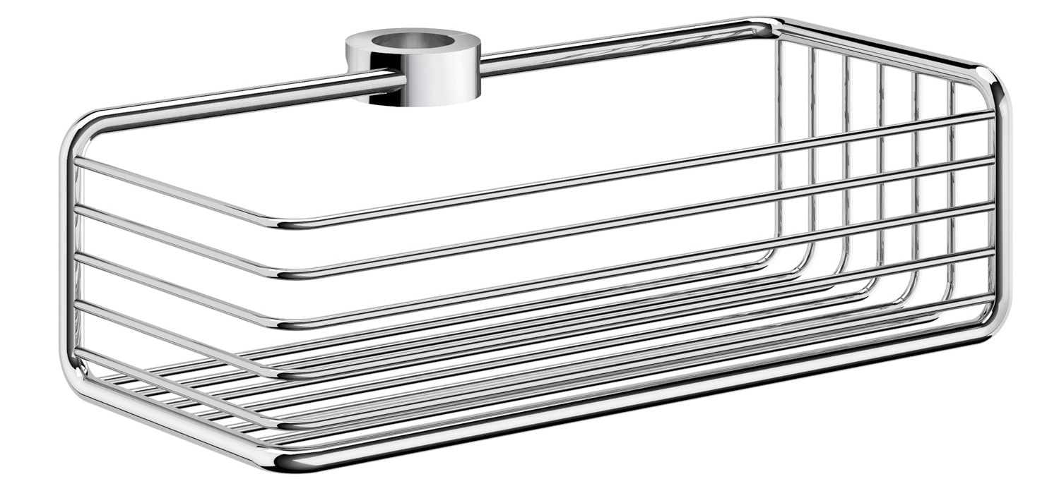 Smedbo Sideline kurv krom til brusestang 250 x 100 x 70 mm