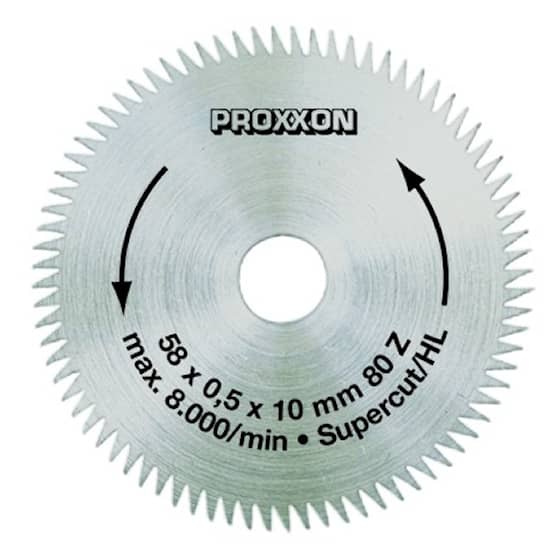 Proxxon rundsavsklinge supercut Ø 58 mm.Proxxon nr. 28014