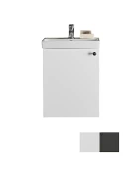 Hafa Neat 420 vaskeskab i hvid 1 låge