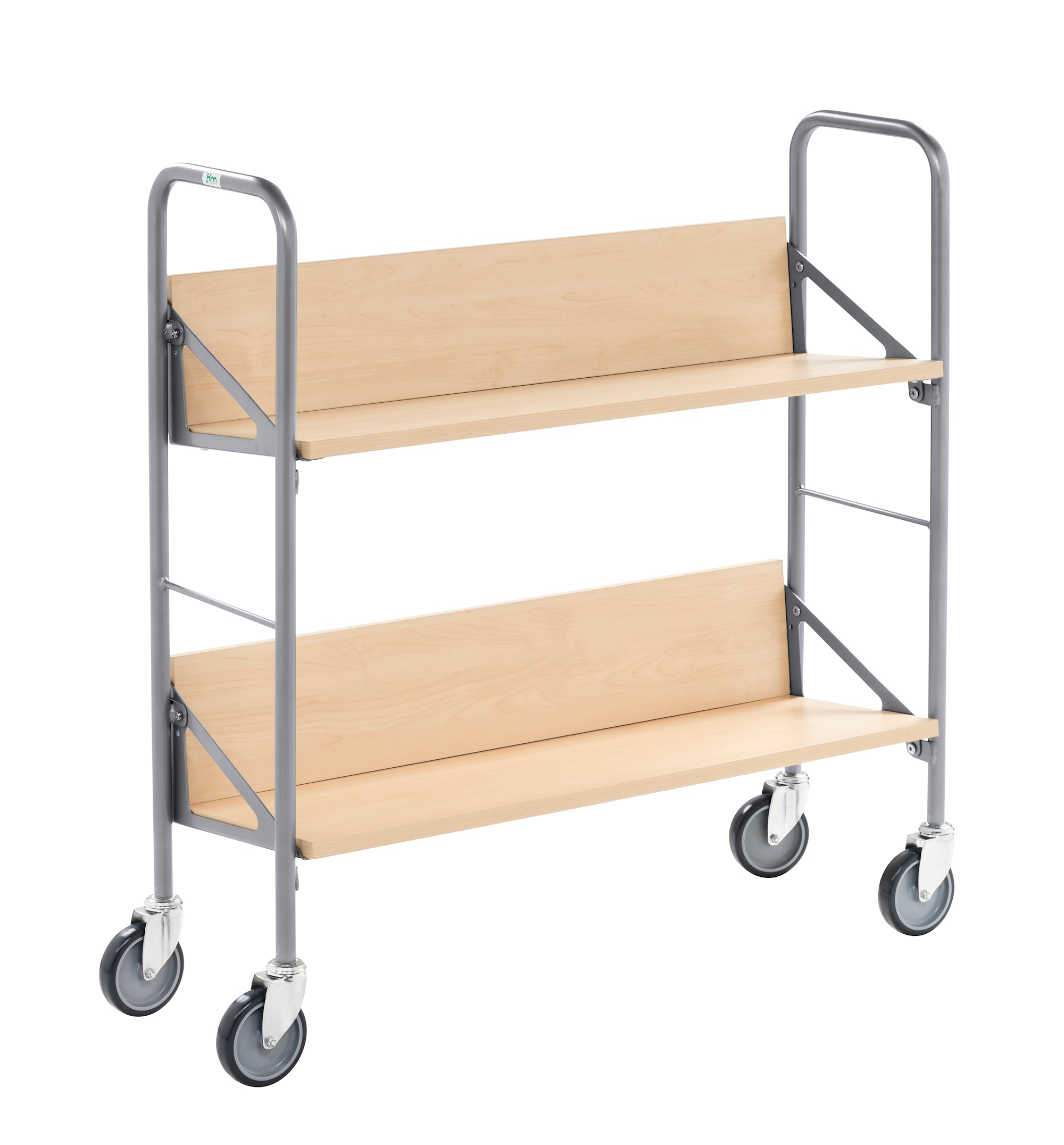 Kongamek 82 x 27 grå/birk arkivvogn KM156