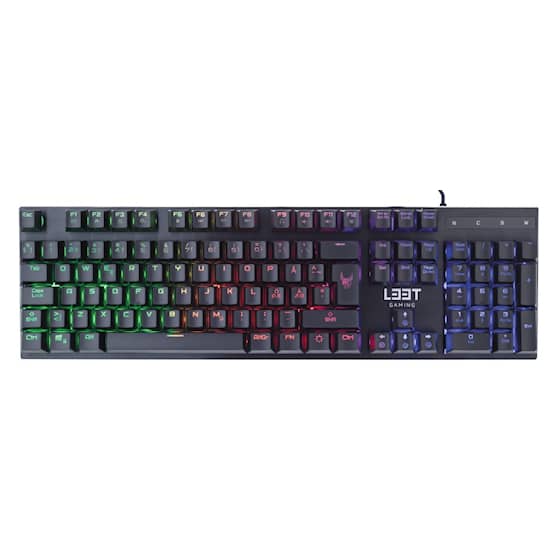 L33T-Gaming Oseberg halvmekanisk gaming tastatur med RGB