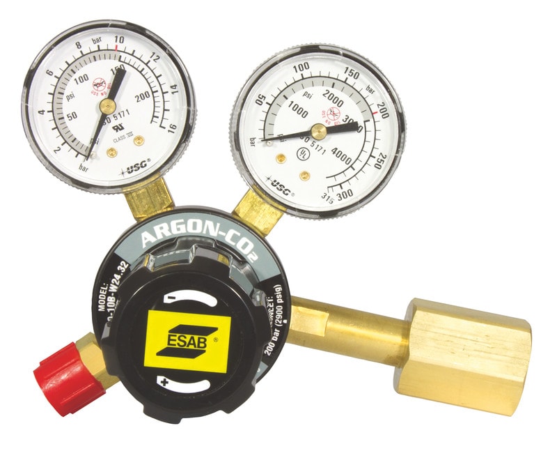 GCE Regulator G-series Argon/CO2 Flowstyret: 0-40 l/min