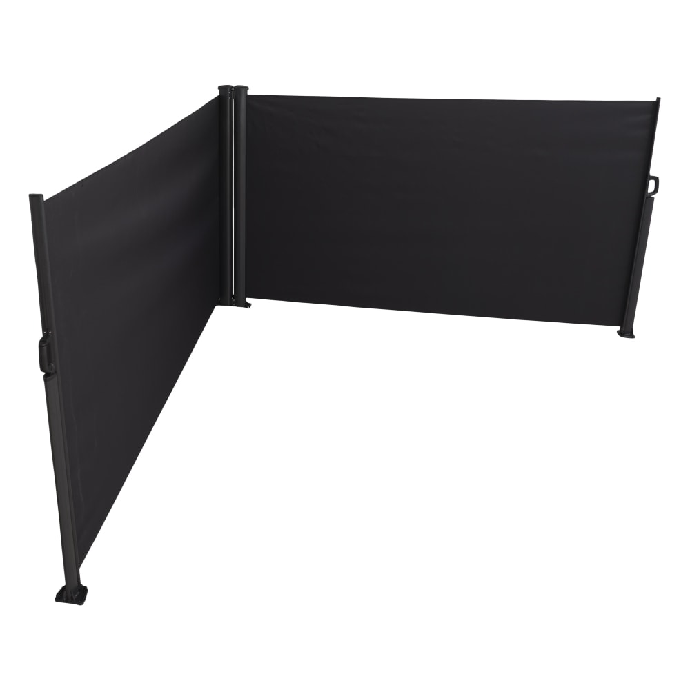 Outfit Kim dobbelt læhegn sort 600 x 160 cm