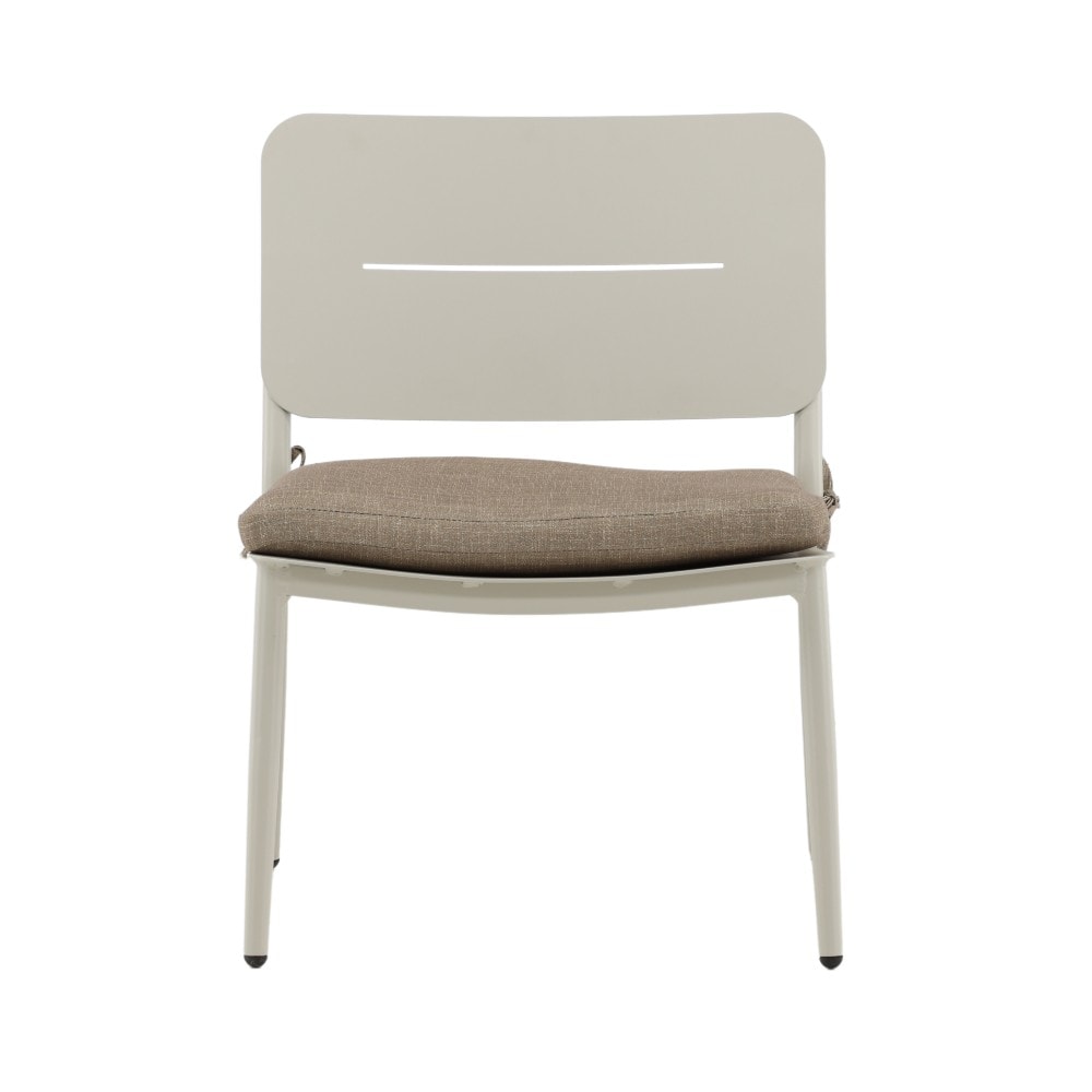 Venture Design Lina loungestol i beige med pude