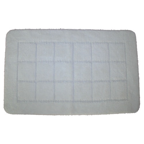 Delhi bademåtte i hvid 50 x 80 cm