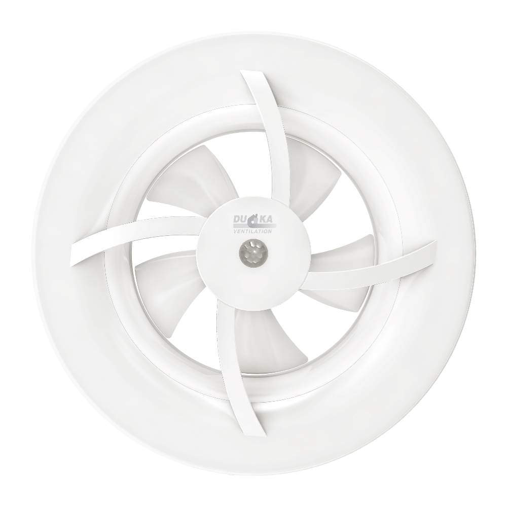 Duka S7 ventilator i hvid