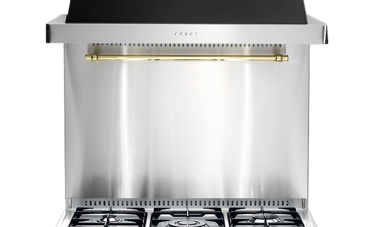 Lofra stænkplade messing 60 cm