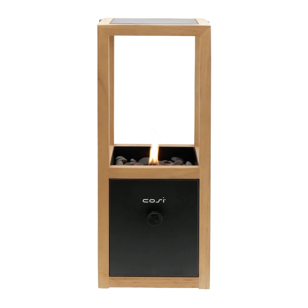 Cosi Cosiscoop Urban bordpejs teak/hvid 20 x 20 x 49,3 cm